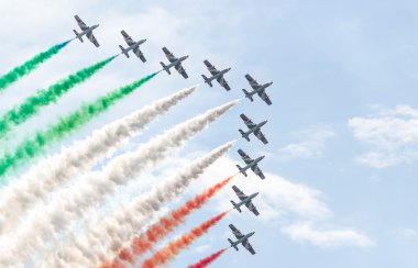 frecce tricolori performansını