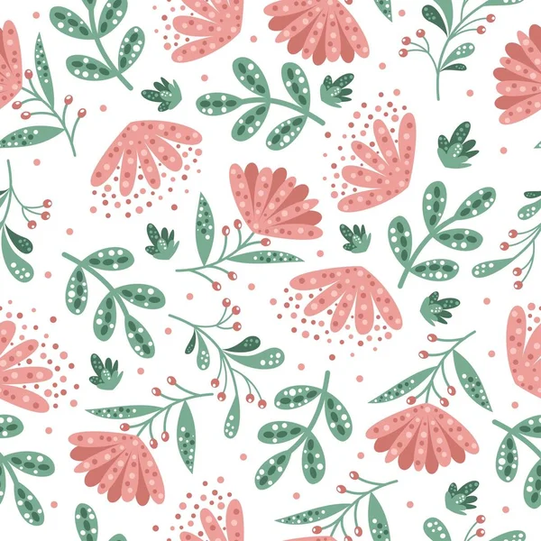 Modèle vectoriel floral — Image vectorielle