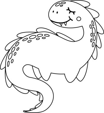 Çocuk vektör boyama kitabı