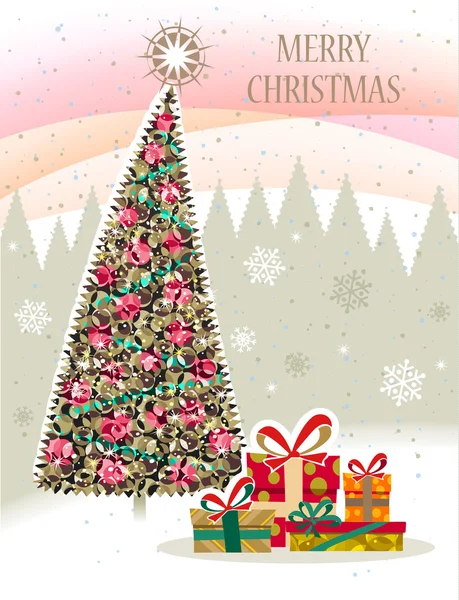 Christmas_tree_11 — Stockvector