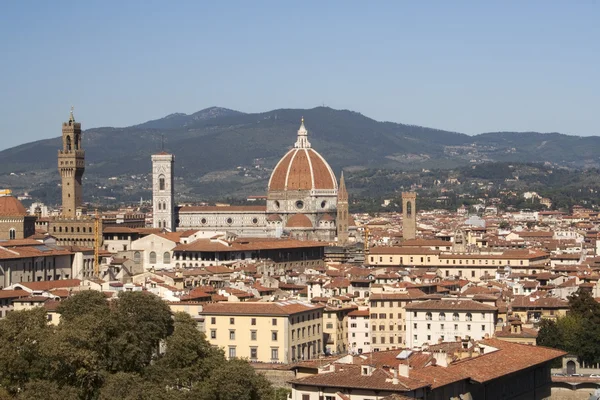 Vista panoramica di Firenze dai Giardini Bardini — Foto Stock