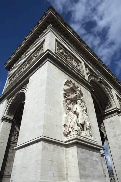 Arc de Triomphe, Place Charles de Gaulle, Párizs, Franciaország — Stock Fotó