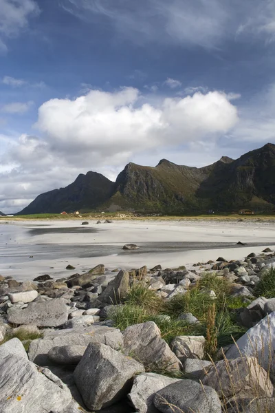 flakstad beach lofoten Adaları, Norveç