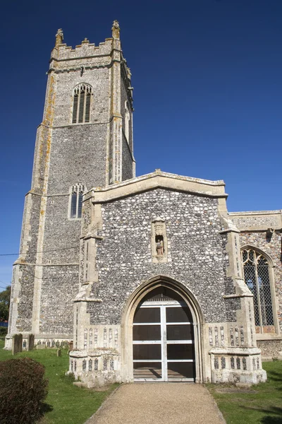 Kostel svatého Ondřeje, walberswick, suffolk, Anglie — Stock fotografie