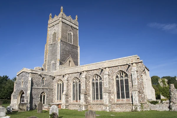 Kilise St andrew, Adana, suffolk, İngiltere — Stok fotoğraf