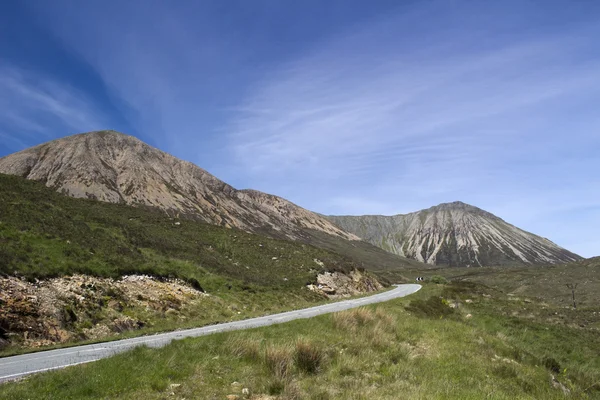 boş yolda: Isle of skye, İskoçya, 