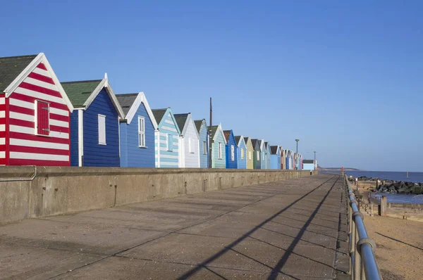 Southwold Seafront Suffolk England Slunečného Dne — Stock fotografie