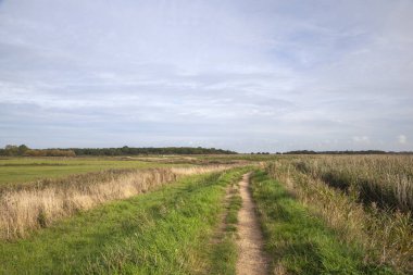 Footpath at Snape, Suffolk, England, United Kingdom