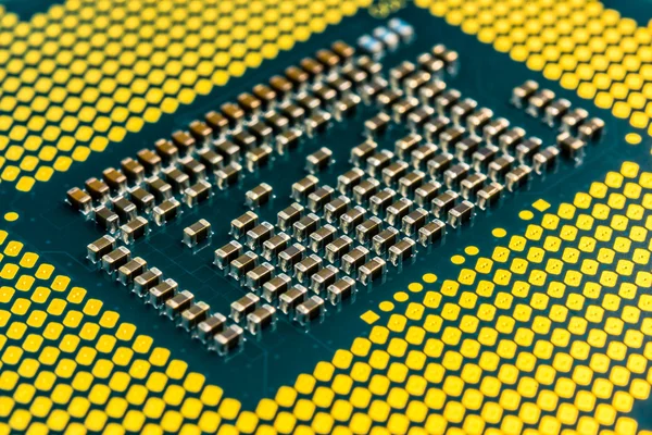 Počítačový čip detail — Stock fotografie