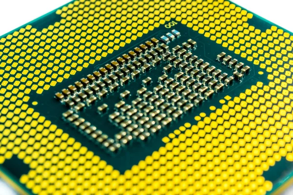 Computer chip close-up — Stock Photo, Image