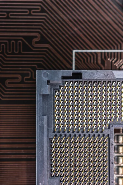 Computer socket close-up — Stock Photo, Image