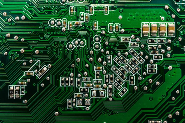 Closeup of circuit board — Stock Photo, Image