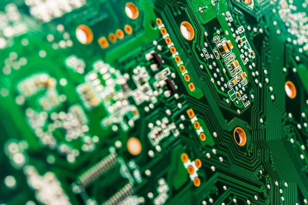 Closeup of circuit board — Stock Photo, Image