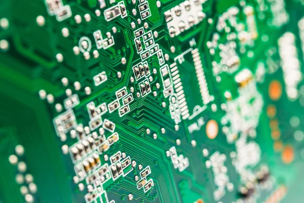 Close-up van circuit board — Stockfoto