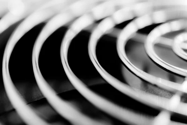 Větrací mřížka s ventilátorem closeup — Stock fotografie