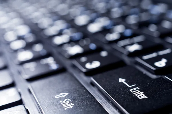 Computer(laptop) keyboard closeup — Stock Photo, Image