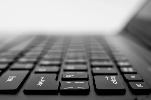 Computer (Laptop) Tastatur Nahaufnahme — Stockfoto