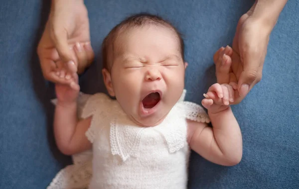 Cute Little Newborn Baby Girl — Stock Photo, Image