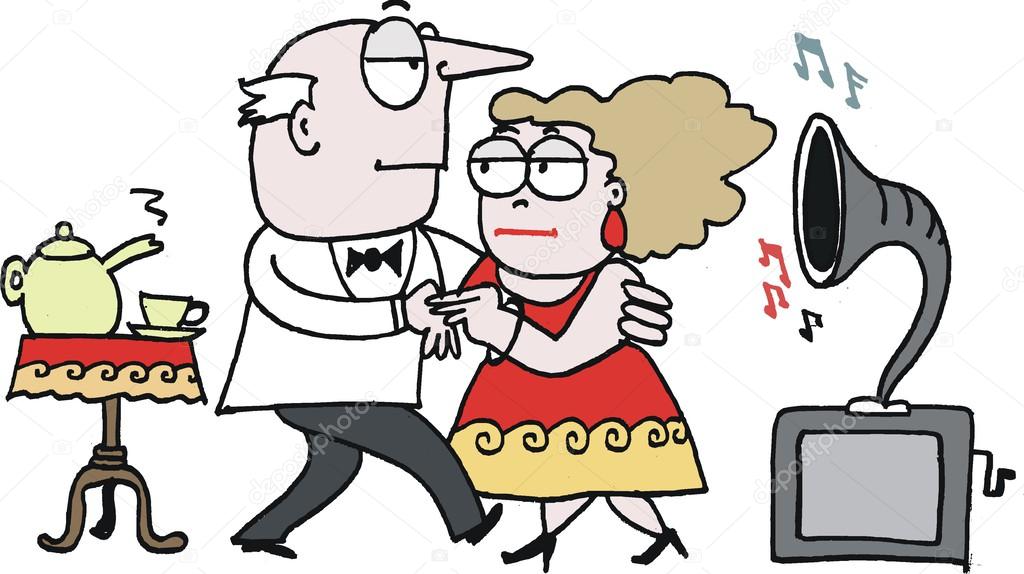 Pictures Cartoon Ballroom Dancing Vector Cartoon Of