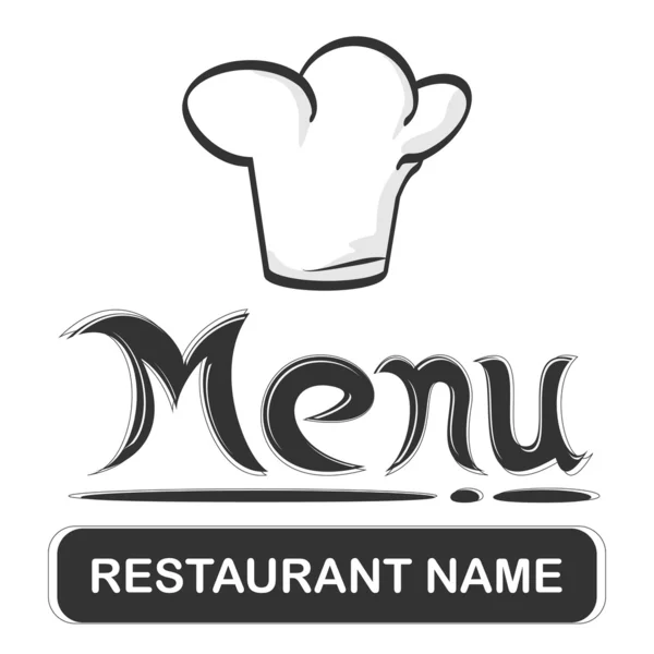 Logo del ristorante — Vettoriale Stock