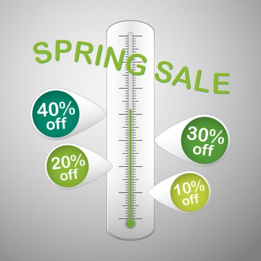 spring sale thermometer