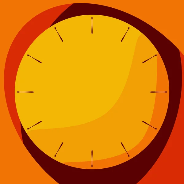 Reloj amarillo viene pronto — Archivo Imágenes Vectoriales