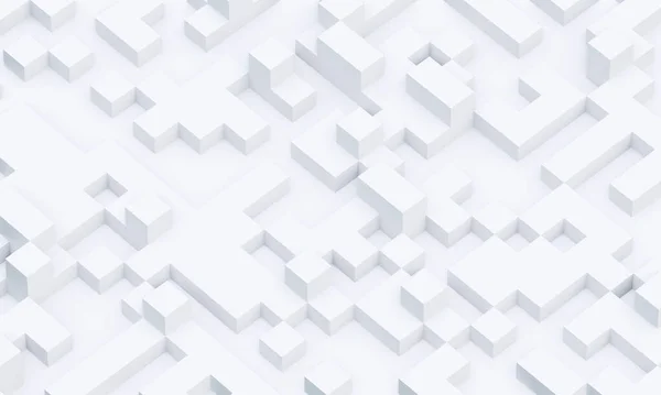 Illustration Abstract Gradient Gray White Square Pattern White Cubes Background Fotos De Bancos De Imagens