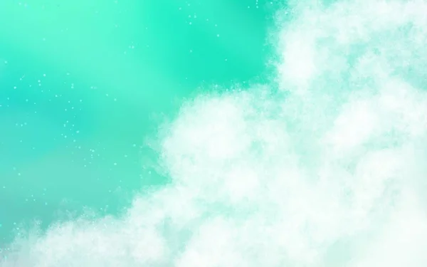 Zachte Wolken Achtergrond Digitaal Schilderij — Stockfoto