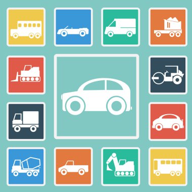 vektör araçları simge seti