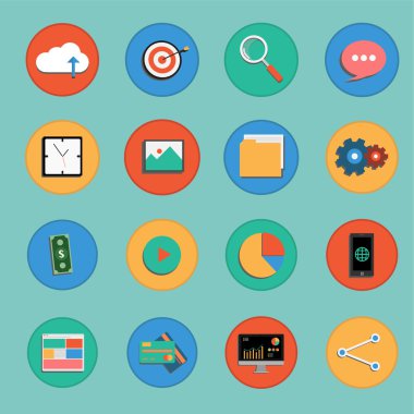 vektör seo Icon set