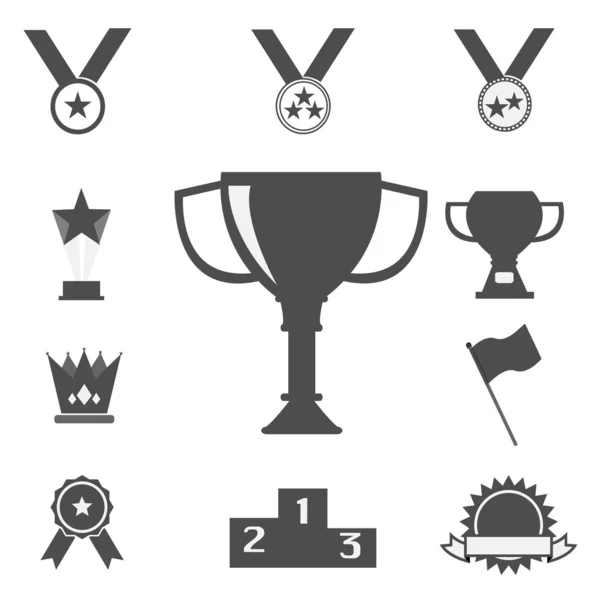 Vector Trophy and Awards — Stock Vector
