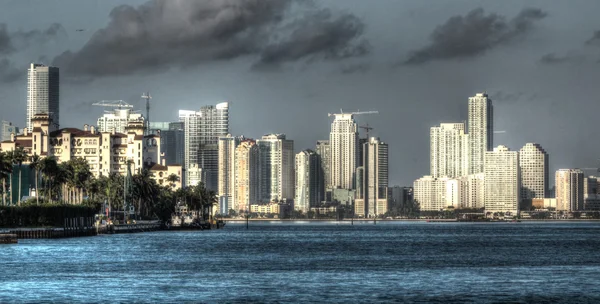 Miami Skyline à l'aube — Photo