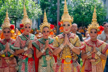 Thai God and Goddess clipart