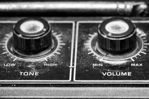 Botón de tono y volumen retro — Foto de Stock