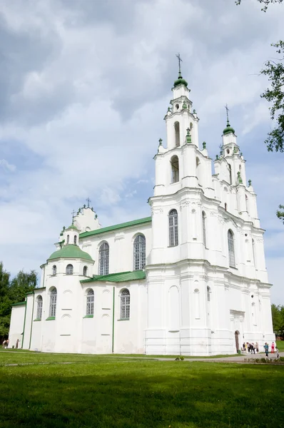 教会在波洛茨克镇，在波洛茨克镇，白俄罗斯白俄罗斯教堂 — 图库照片