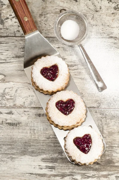 Biscotti fatti in casa San Valentino — Foto Stock