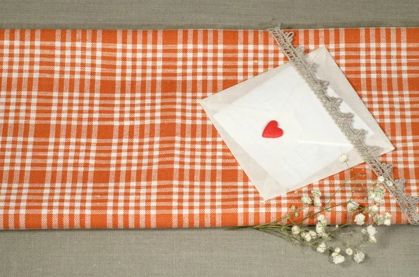 Fondos de decoraciones del día de San Valentín para la tarjeta de felicitación — Foto de Stock