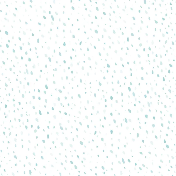 Snow seamless pattern isolated on white background. Overlay transparent texture elements. Hand-drawn ink brushes graphic design. Nature winter or autumn weather backdrop. Flat blue illustration — Stock Vector