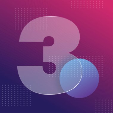 Cam morfizm etkisi. Mor mavi gradyan arka planda şeffaf buzlu akrilik şekil. Gerçekçi cam morfizm pleksiglas dikdörtgen şekiller. Fütürist tarzı pankart. Vektör