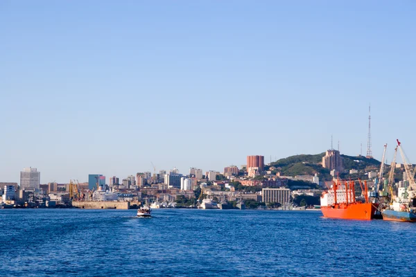 Rusya. bağlantı noktası vladivostok.