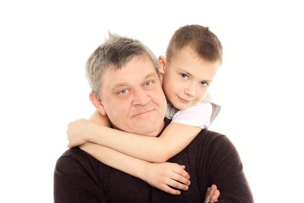 Grandfather and Grandson — Stock Photo, Image