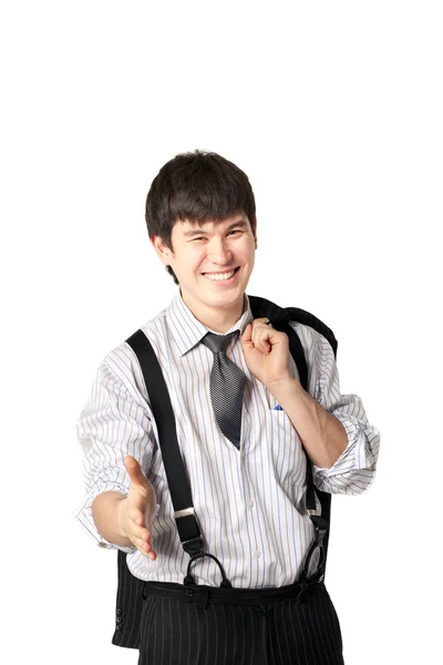 Happy asian businessman — Stock Photo, Image