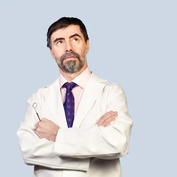 portre seyir tasarlamak ciddi orta yaşlı diş hekimi bir