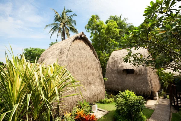 saz çatı bungalow resort tropikal, lembongan Adası, indon