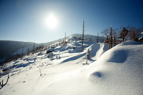 Cima delle montagne — Foto Stock