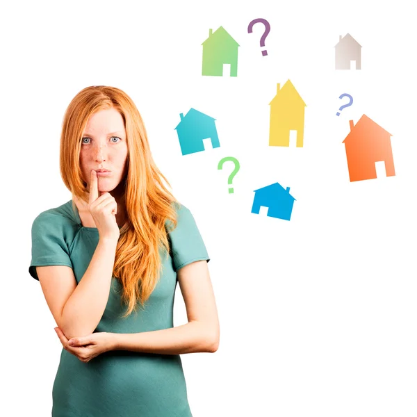 What house to choose ? Stockfoto