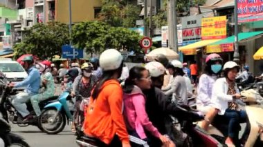 Saigon - 22 Temmuz: trafik