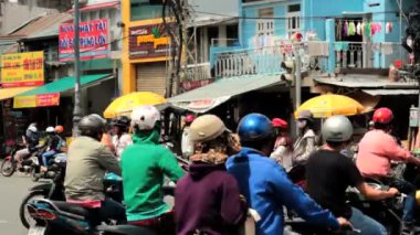 Saigon - 22 Temmuz: trafik