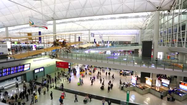 Aeropuerto Internacional de Hong Kong — Vídeos de Stock