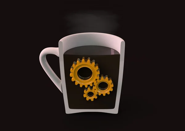 Coffee engine — Stock Photo, Image